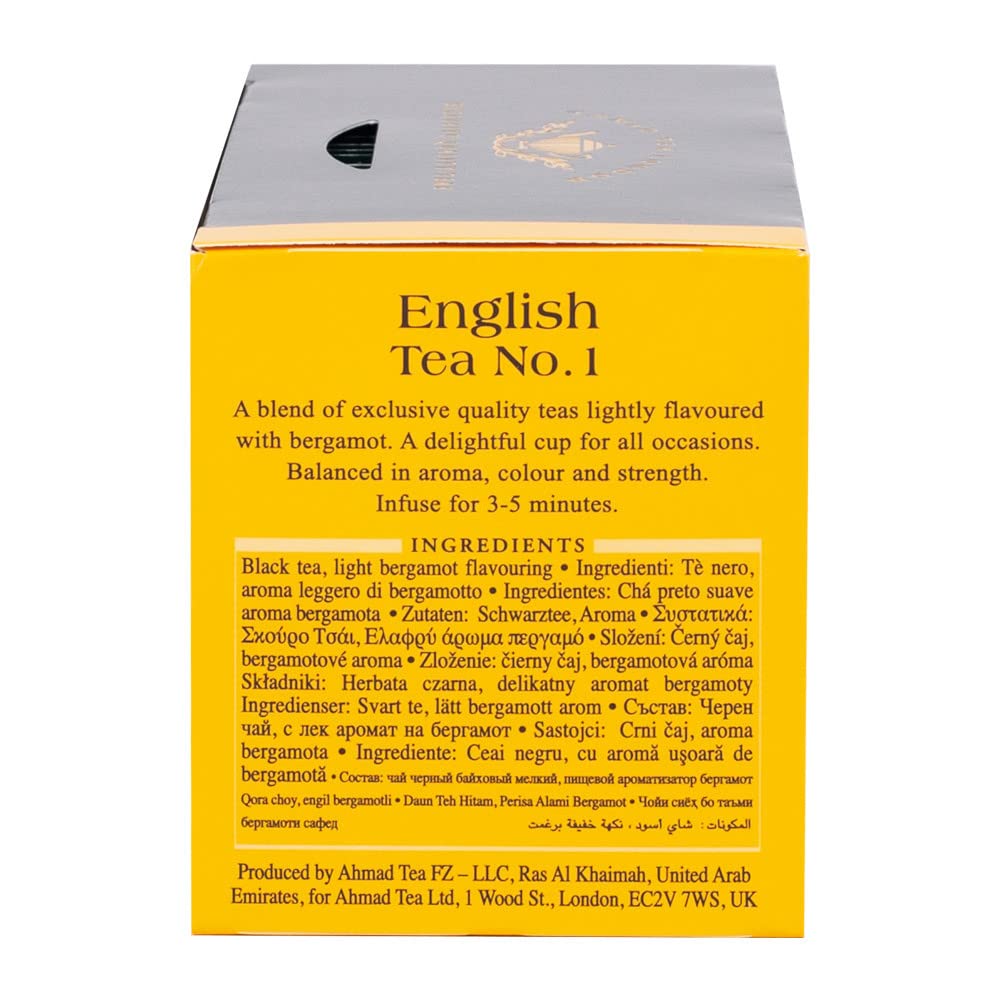 Ahmad Tea Green Tea, Green Tea Teabags 100 ct - Caffeinated & Sugar-Free