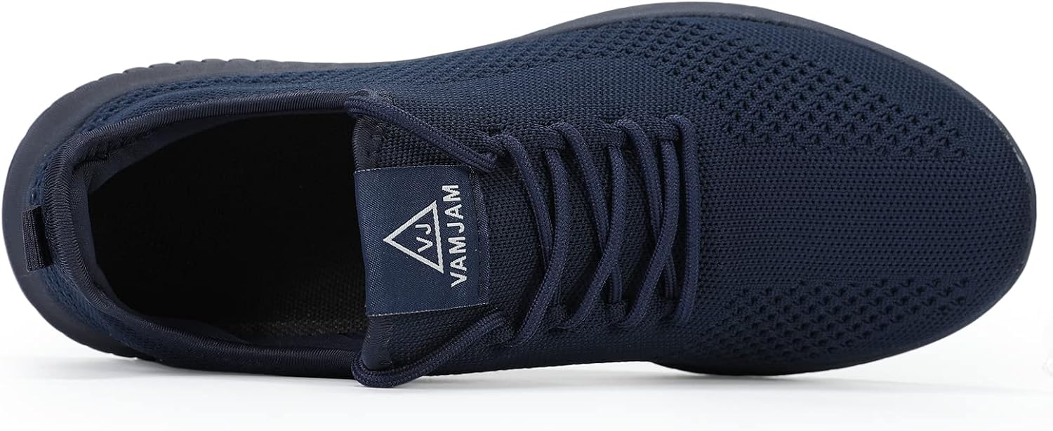 VAMJAM Men's Running Shoes Ultra Lightweight Breathable Walking Shoes Non Slip Athletic Fashion Sneakers Mesh Workout Casual Sports Shoes