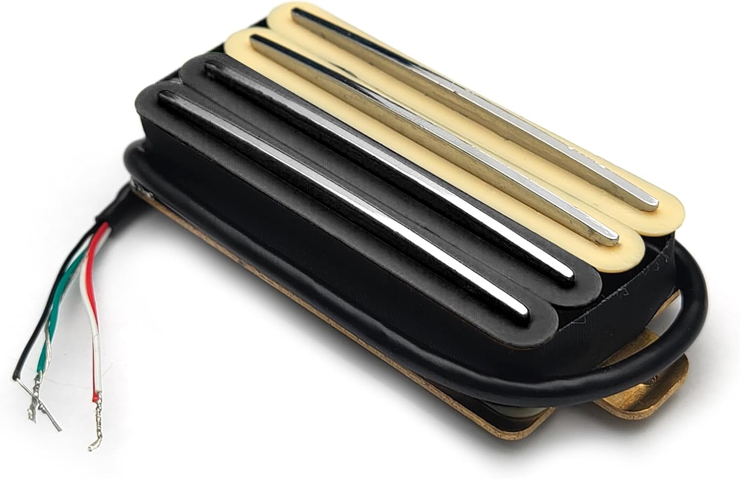 SAPHUE 2-Dual Blade Electric Guitar High Output Track Type Four Coil Humbucker Pickup Black