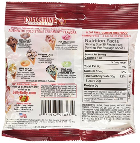 Jelly Belly 66889 3.1 Oz. Jelly Belly Cold Stone Ice Cream Parlor Mix