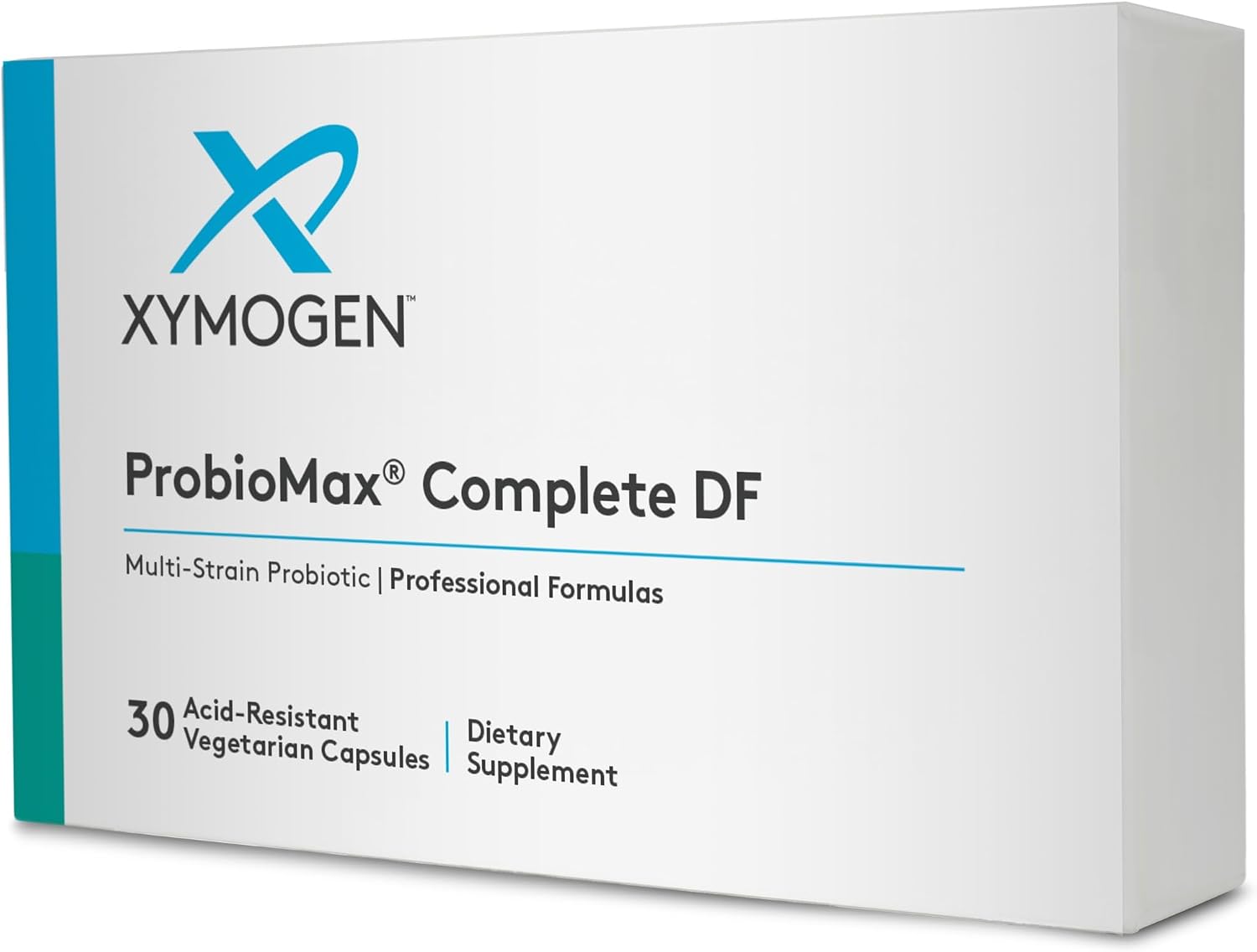 XYMOGEN ProbioMax Daily 100B - Probiotics for Digestive Health Support - Lactobacillus Acidophilus & Bifidobacterium Lactis HN019 - Vegetarian, Gluten-Free & Non-GMO - 30 Capsules