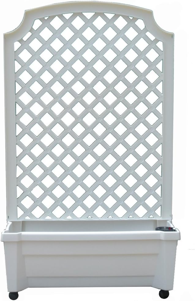 Exaco 1.416Green Calypso Trellis, Green planters