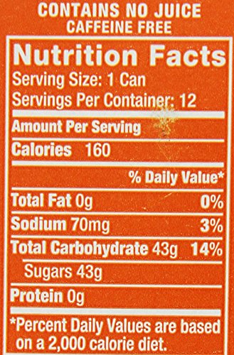 Crush Orange Soda, 12 fl oz (pack of 12)