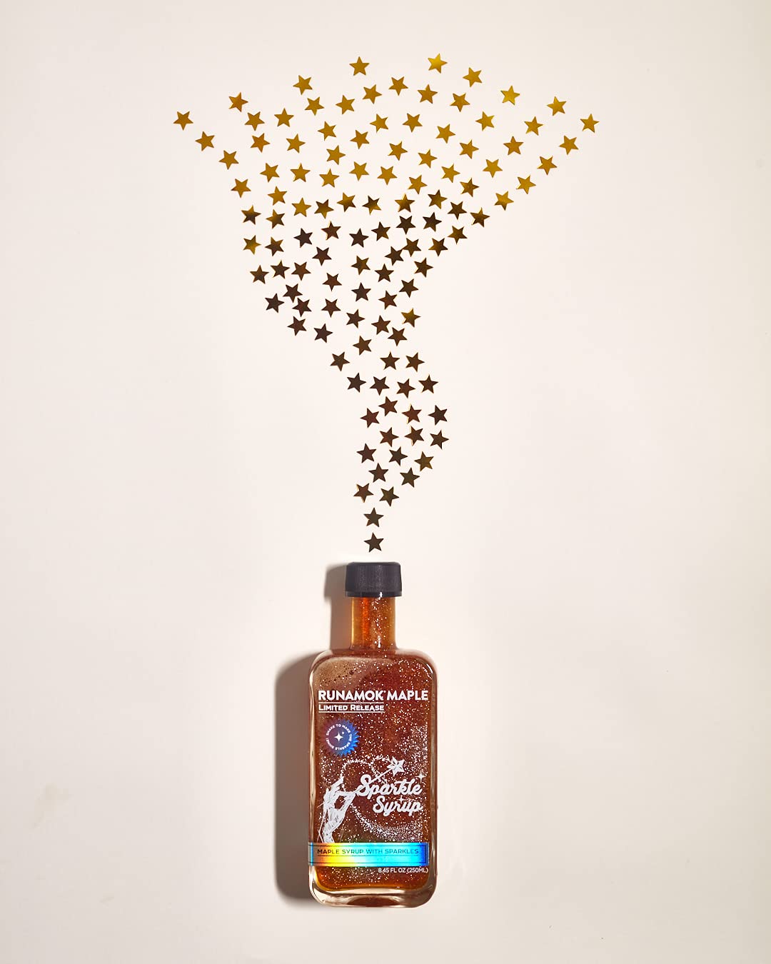 Runamok Maple Cinnamon-Vanilla Infused Maple Syrup - Authentic & Real Vermont Maple Syrup | Gluten Free & Natural Sweetener | Breakfast, Coffee, Pancakes Maple Syrup | 8.45 Fl Oz (250mL)