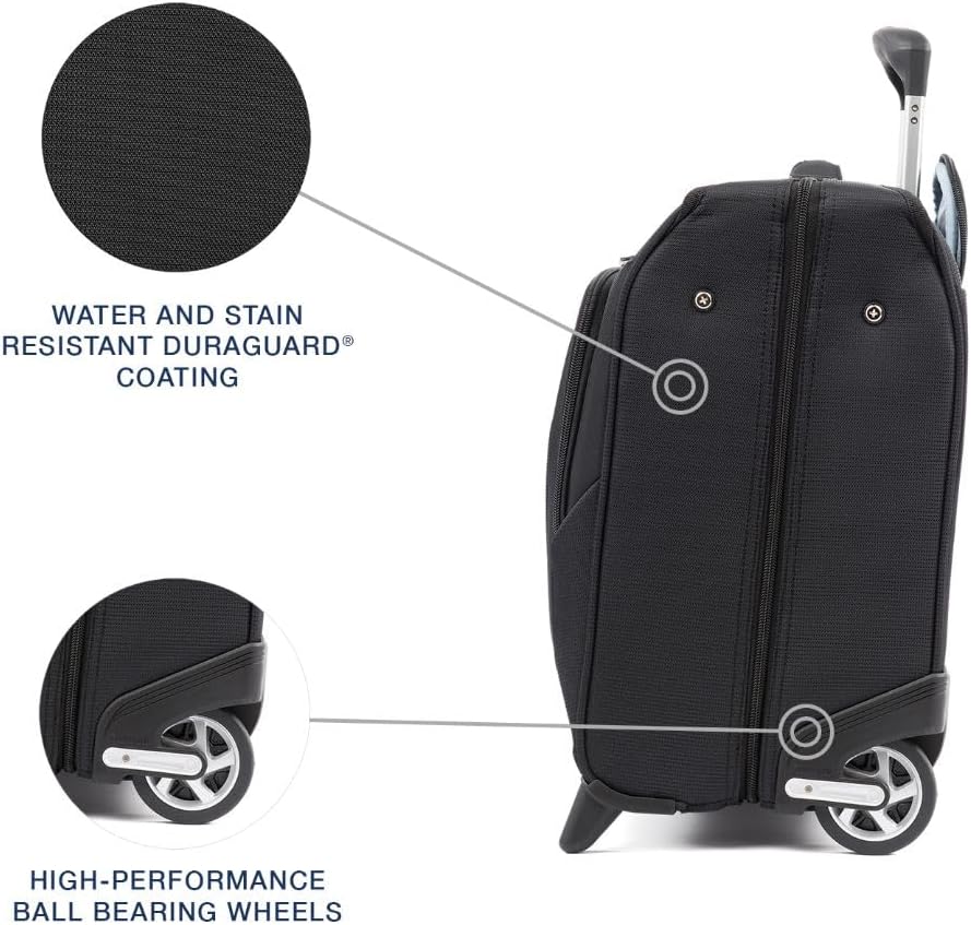 Travelpro Maxlite 5 Softside Carry-On Rolling Garment Bag, Black, 22-Inch