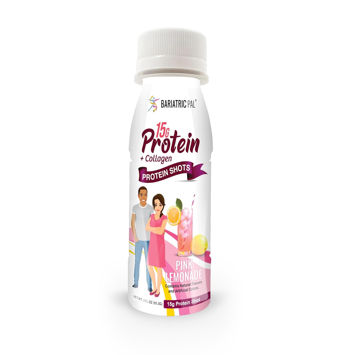 BariatricPal Collagen & Whey Protein Shots - Pink Lemonade