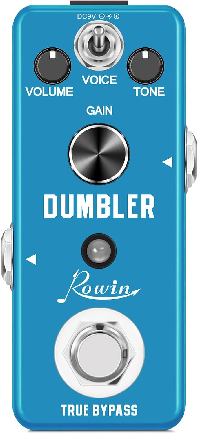 Vintage Vacuum Bluesy Guitar Effect Pedal,Electric Guitar Effect Sound Low Key Mild Clipping