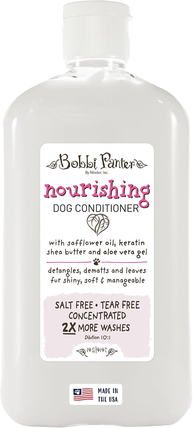 Bobbi Panter Soothing Dog Shampoo Tea Tree, Lavender, Cucumber & Oat Protein – Natural Formula for Sensitive Skin & Irritation Relief, Tear-Free, 30:1 Concentrate, Made in USA, 14 oz