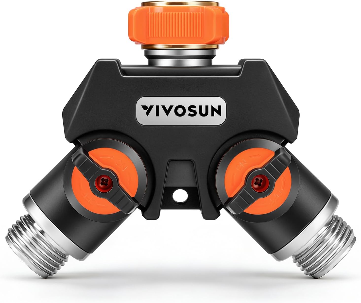 VIVOSUN Garden Hose Splitter 4 Way, Heavy Duty Water Hose Connector 3/4", Water Hose Manifold