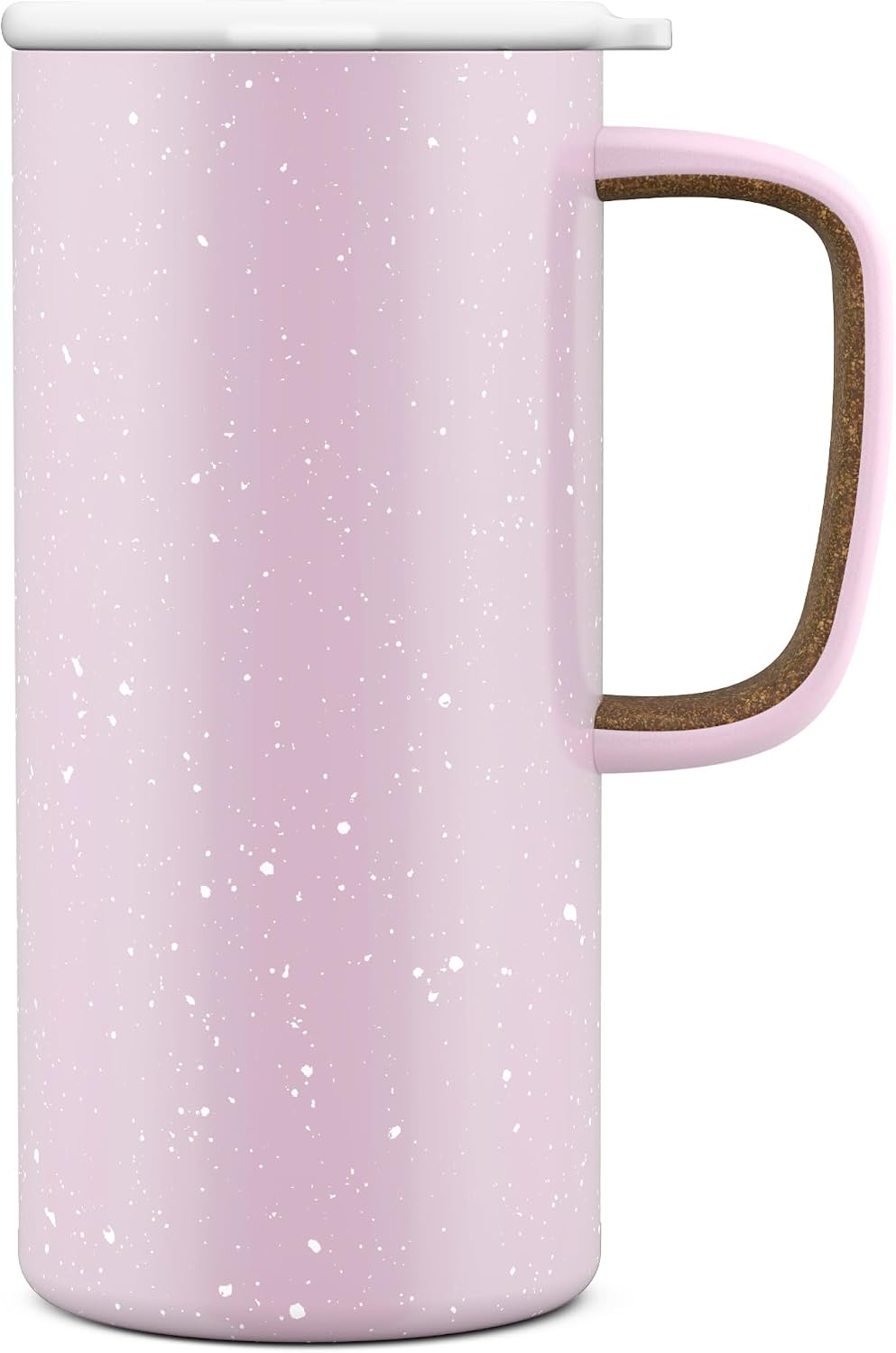Ello Campy 18oz Insulated Stainless Steel Travel Mug with Handle, Avalon Sea
