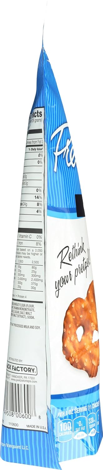 Snack Factory Original Pretzel Crisps, 7.2 oz