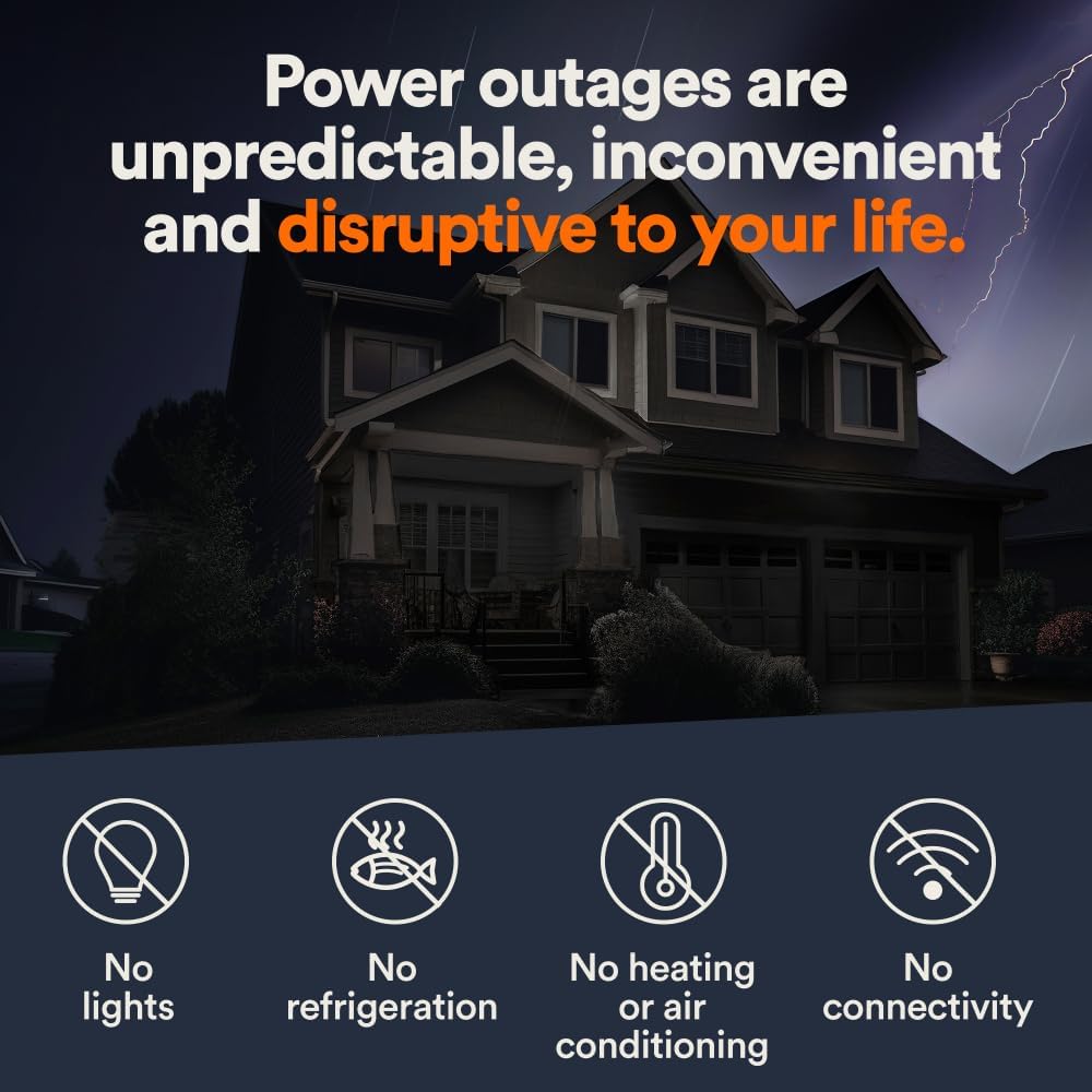 Generac Guardian 10kW Home Generator, Transfer Switch & WiFi Monitoring