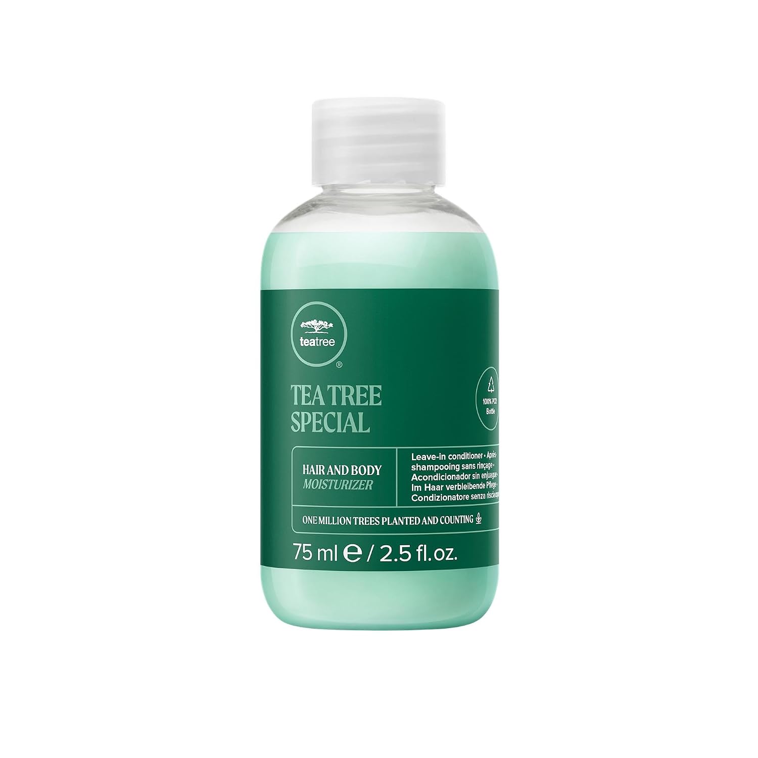 Tea Tree Hair and Body Moisturizer Leave-In Conditioner, Body Lotion, After-Shave Cream, For All Hair + Skin Types