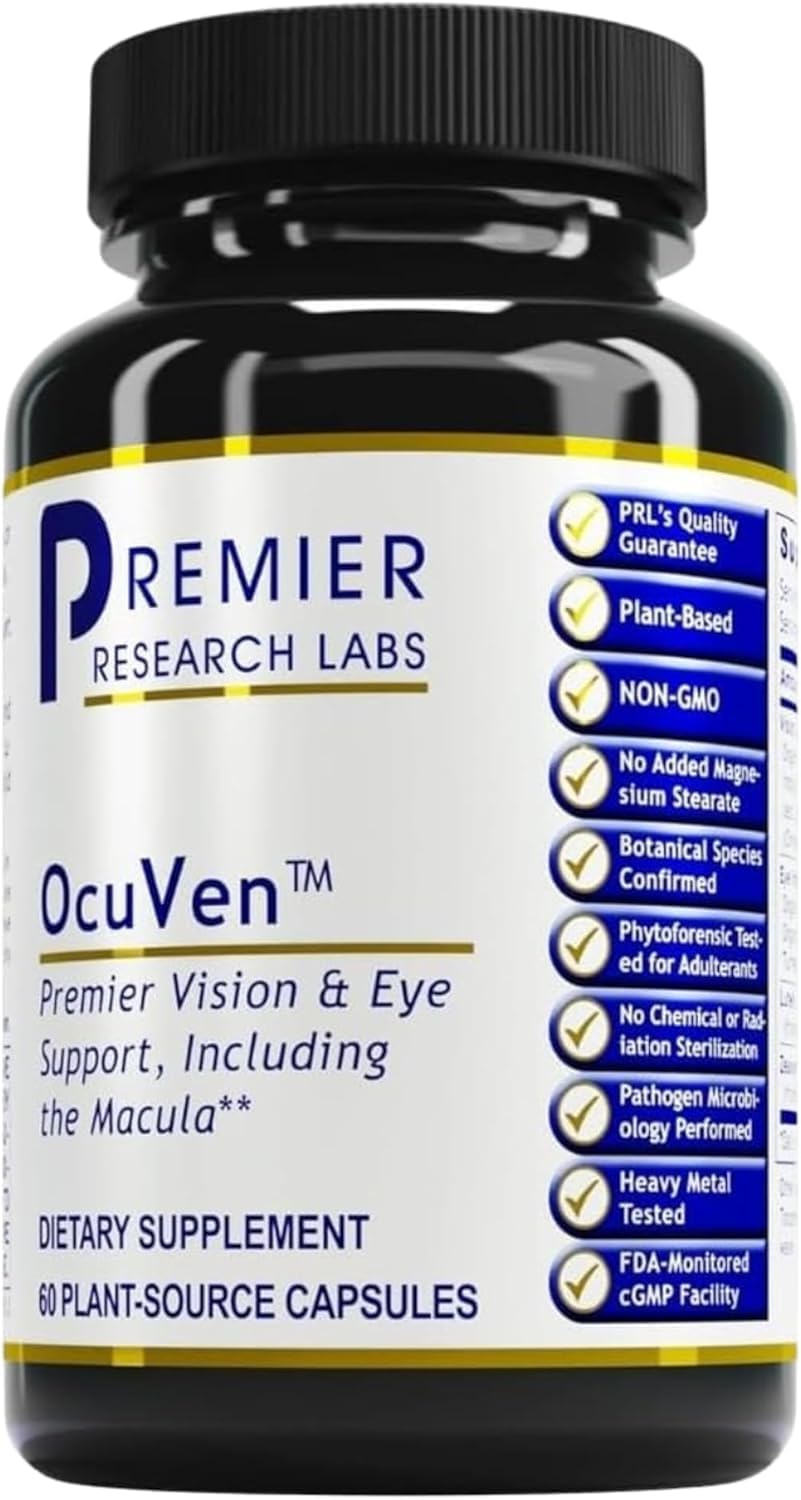 Premier Research Labs OcuVen - Lutein and Zeaxanthin Supplement, Eye Health Vitamins for Adults & Seniors, Vision Supplements, Macular Health