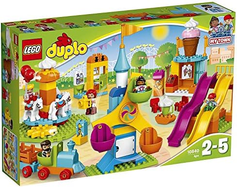 LEGO DUPLO Town Big Fair 10840 Role Play and Learning Building Blocks Set for Toddlers Including a Ferris Wheel, Carousel