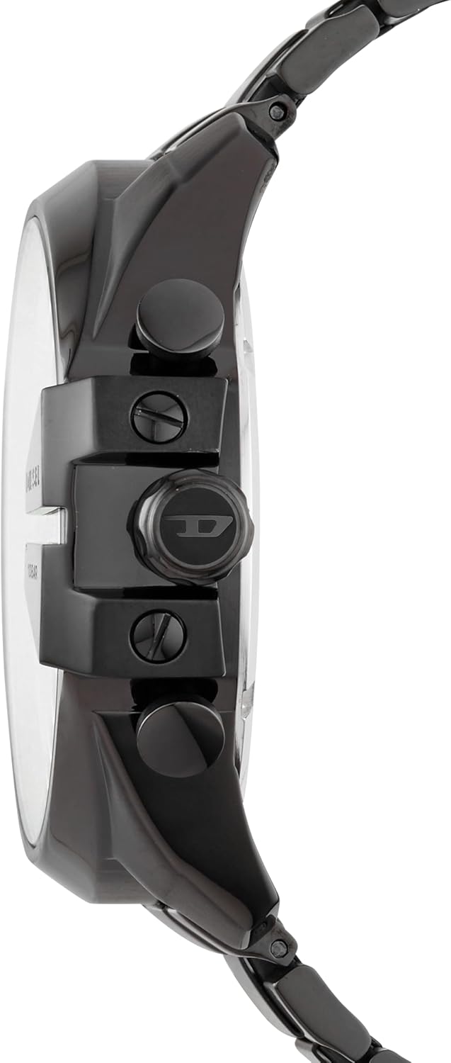 Diesel Mega Chief Watch for Men, Chronograph Men's Watch