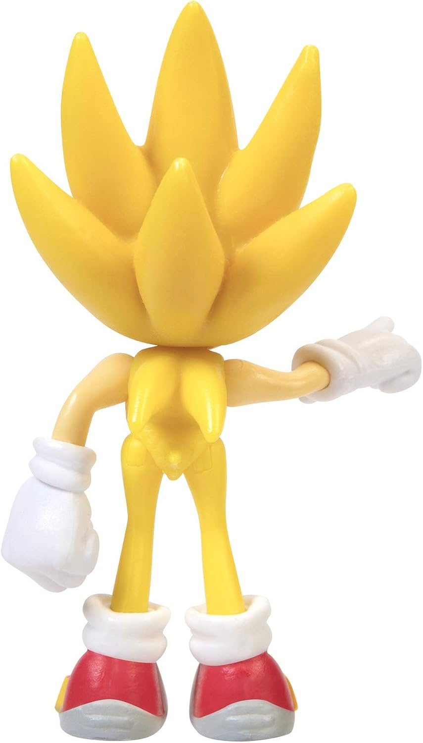 Sonic The Hedgehog Action Figure 2.5 Inch Super Sonic Collectible Toy