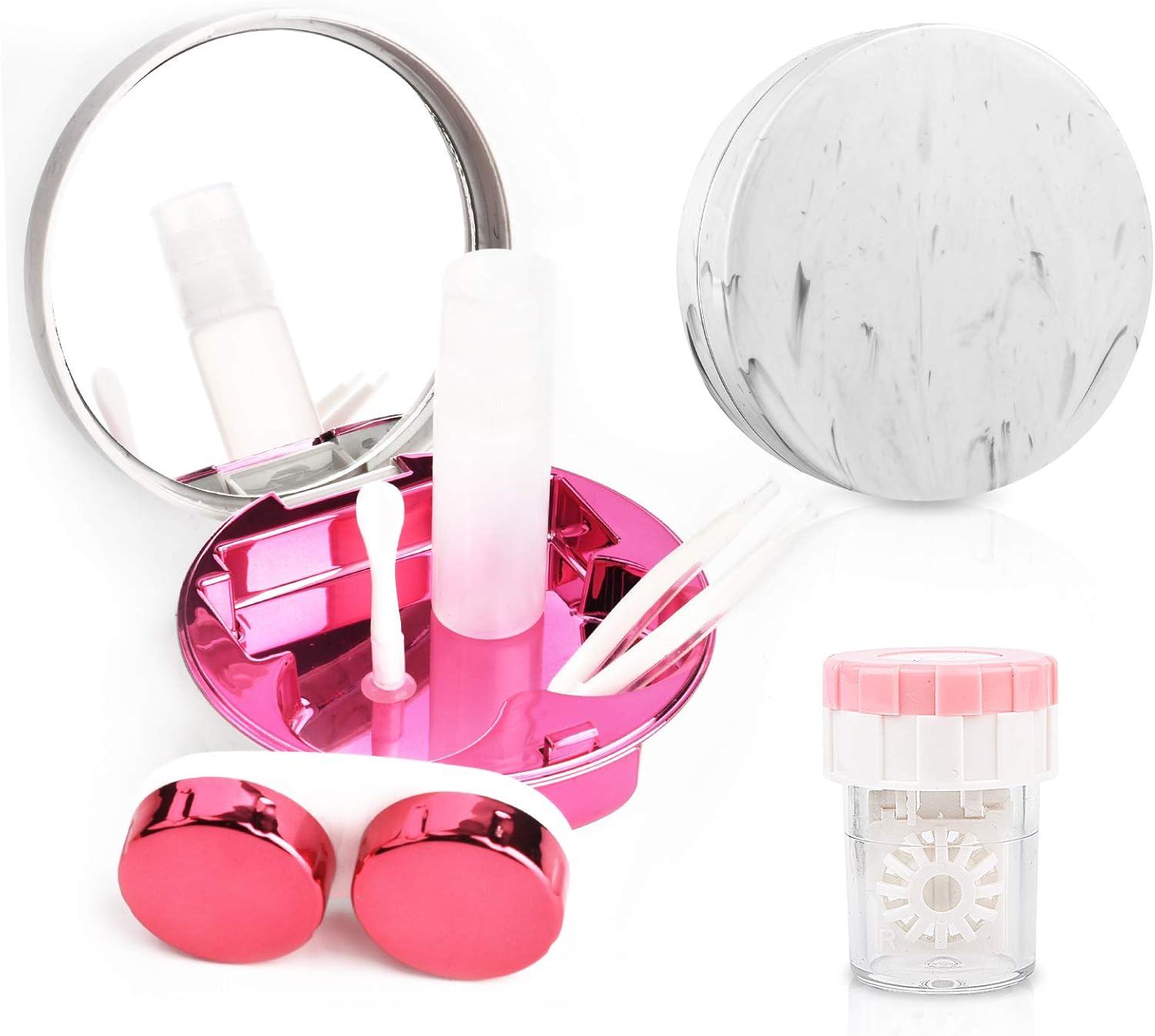 Lasiyanor Contact Lens Travel Kit with Cleaner Washer