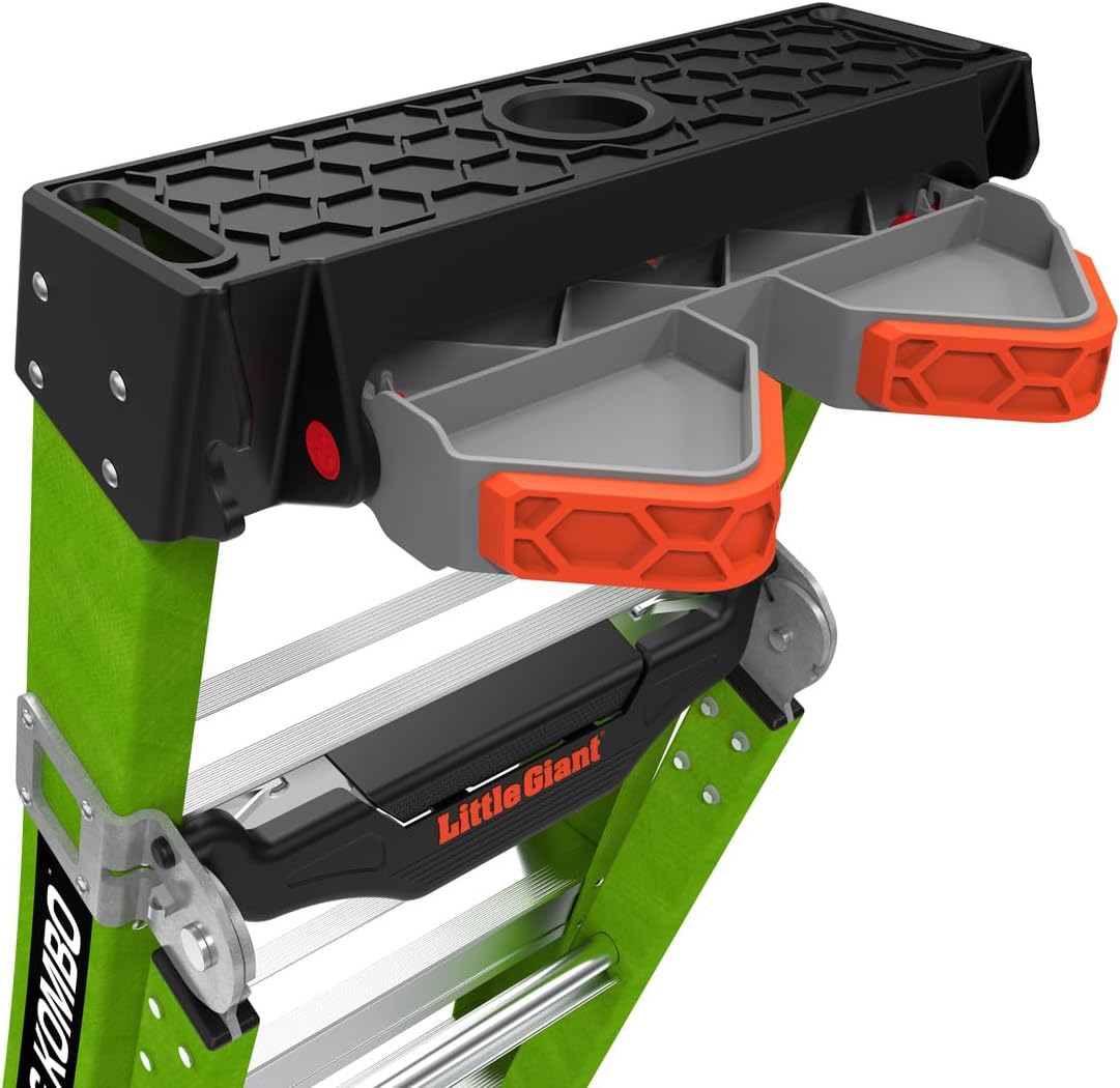 Little Giant King Kombo, 6 ft Fiberglass Multi-Position Ladder, 13906-001