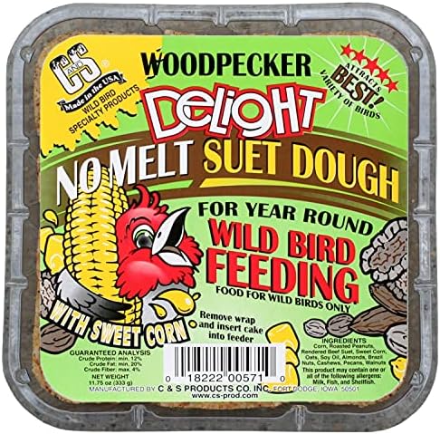 C&S Woodpecker Delight No-Melt Suet Dough