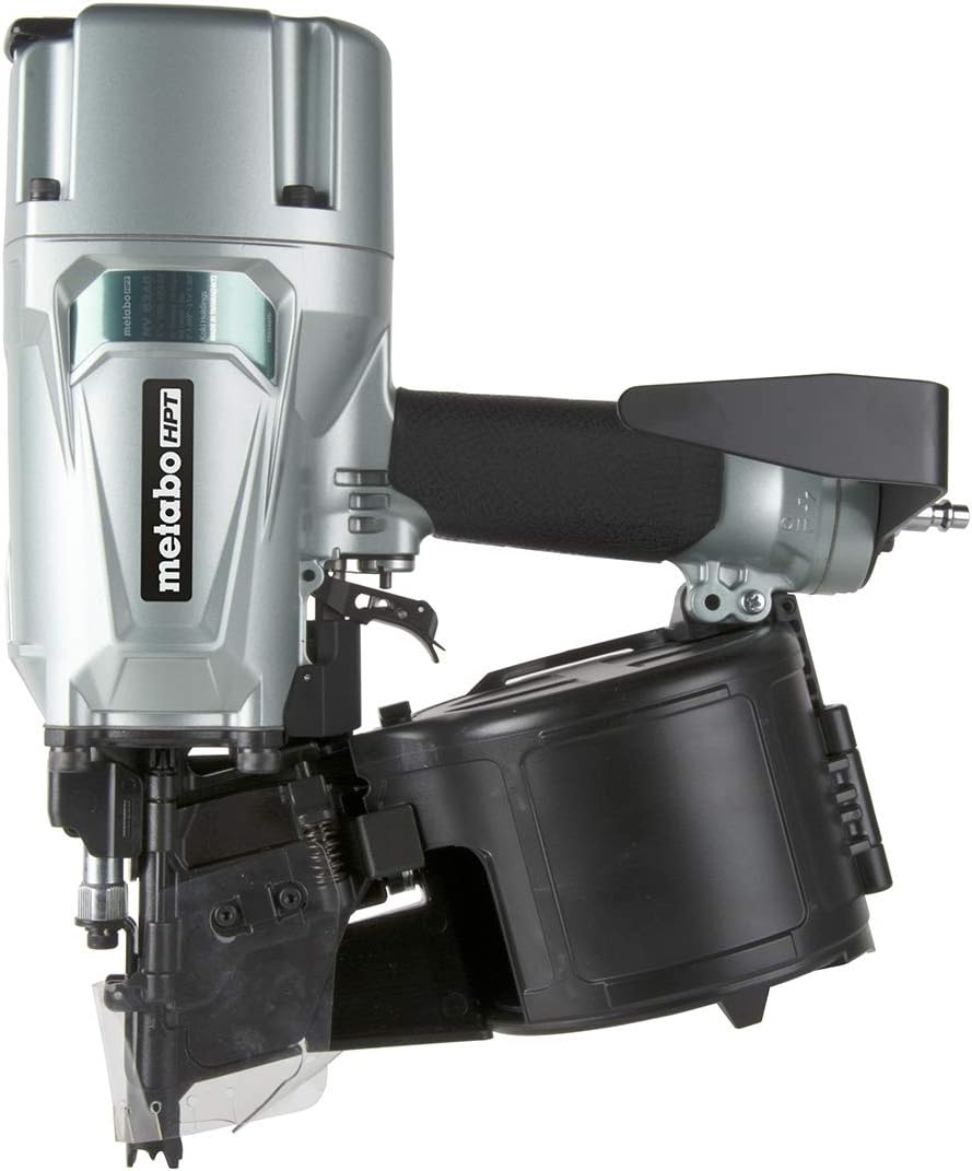 Metabo HPT Coil Framing Nailer | Pro Preferred Brand of Pneumatic Nailers | 15 Degree Magazine | Accepts 2-Inch up to 3-1/4-Inch Nails | Ideal for