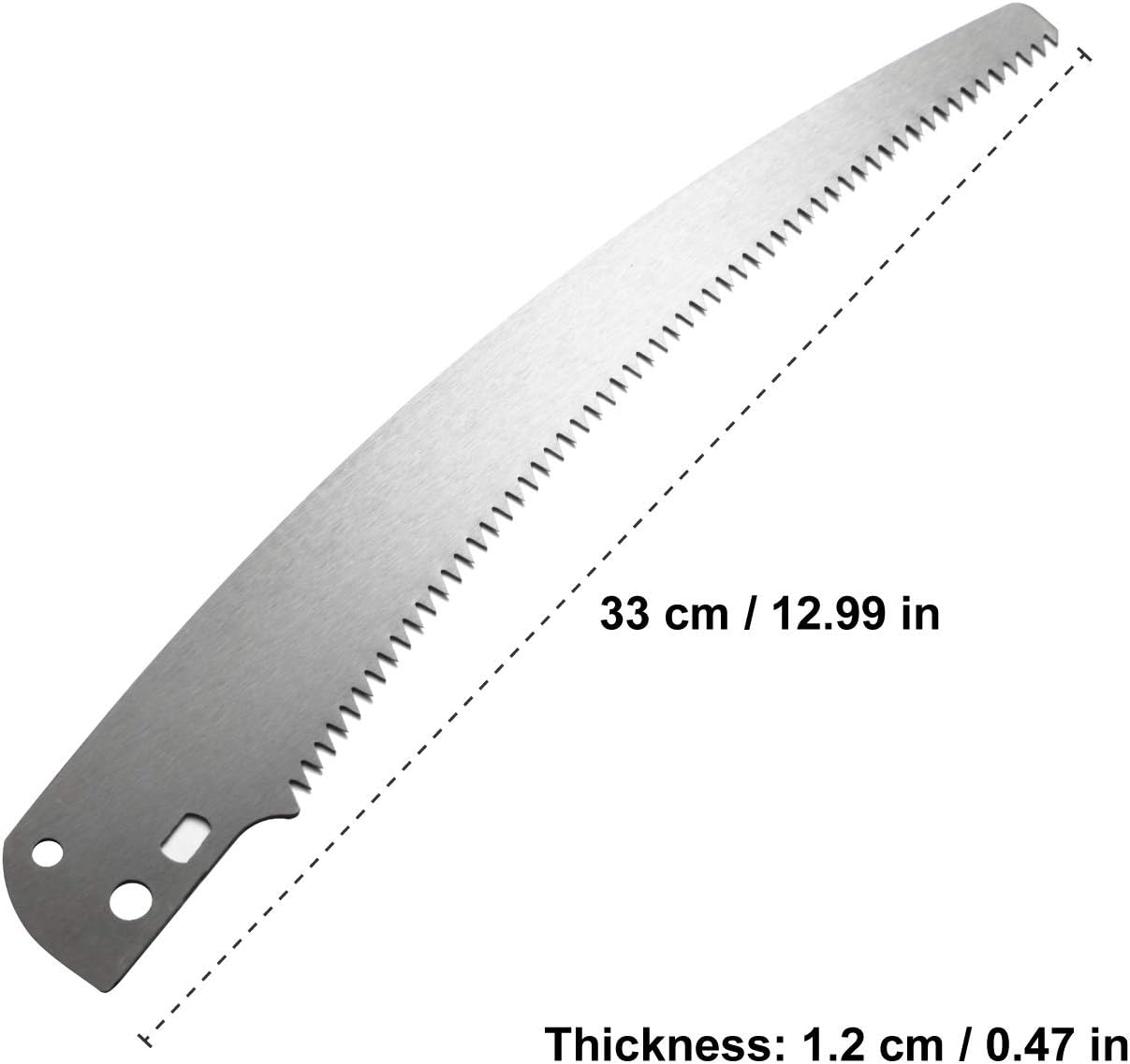 Sharp Garden Tree Pruning Saw and Pruner Head,Yenghome Tree Pruner Fruit Picker Harvester Pole Saw Tree Trimming Clipper Tool (Without Pole)