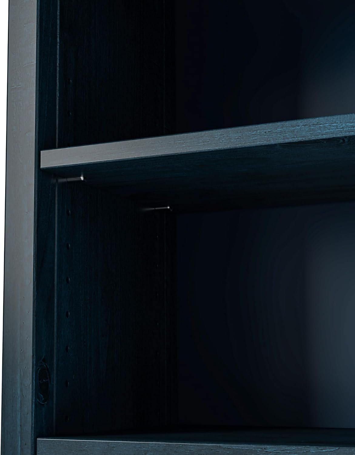 Shaker Style 3 Shelf Bookcase / Solid Wood / 36" High / Adjustable Shelving / Closed Back / Display Bookshelf for Living Room, Bedroom, Home and Office, White