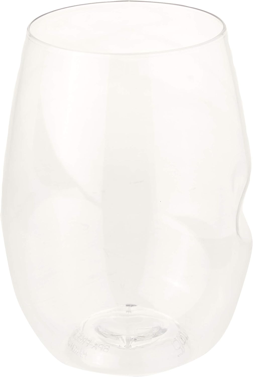 GOVINO Unbreakable Plastic Wine Glasses - Stemless Shatterproof Tritan Glassware, Fancy Cups That Look Like Glass, 16oz, Set of 4