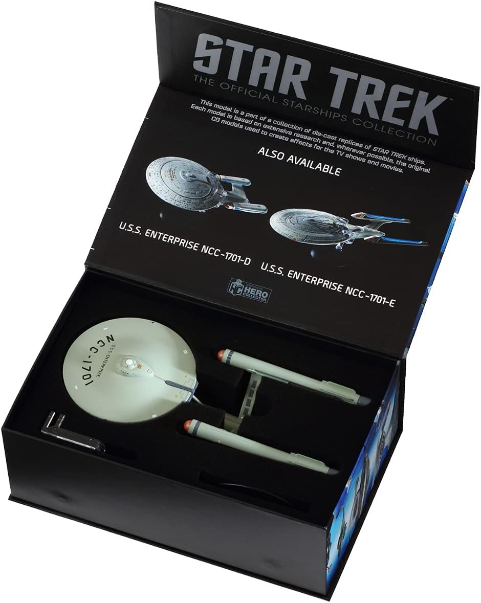Hero Collector Eaglemoss U.S.S. Enterprise NCC-1701 Collector's XL Edition | Star Trek Official Starships Collection | Model Replica