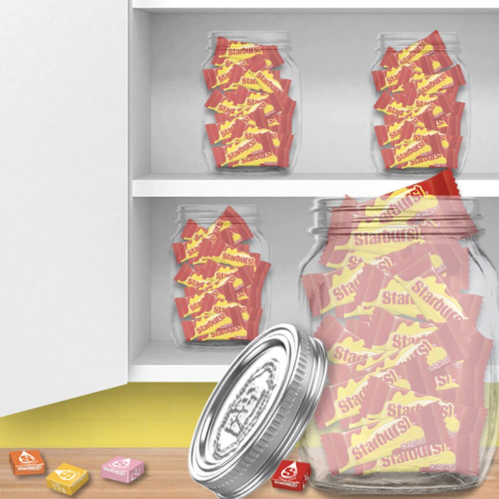 STARBURST Original Fun Size Individually Wrapped Chewy Party Favor Candy Bulk Box, 4 Pound Box