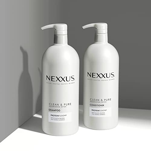 Nexxus Clean & Pure Clarifying Shampoo + Conditioner Set 33.8 oz 2 ct