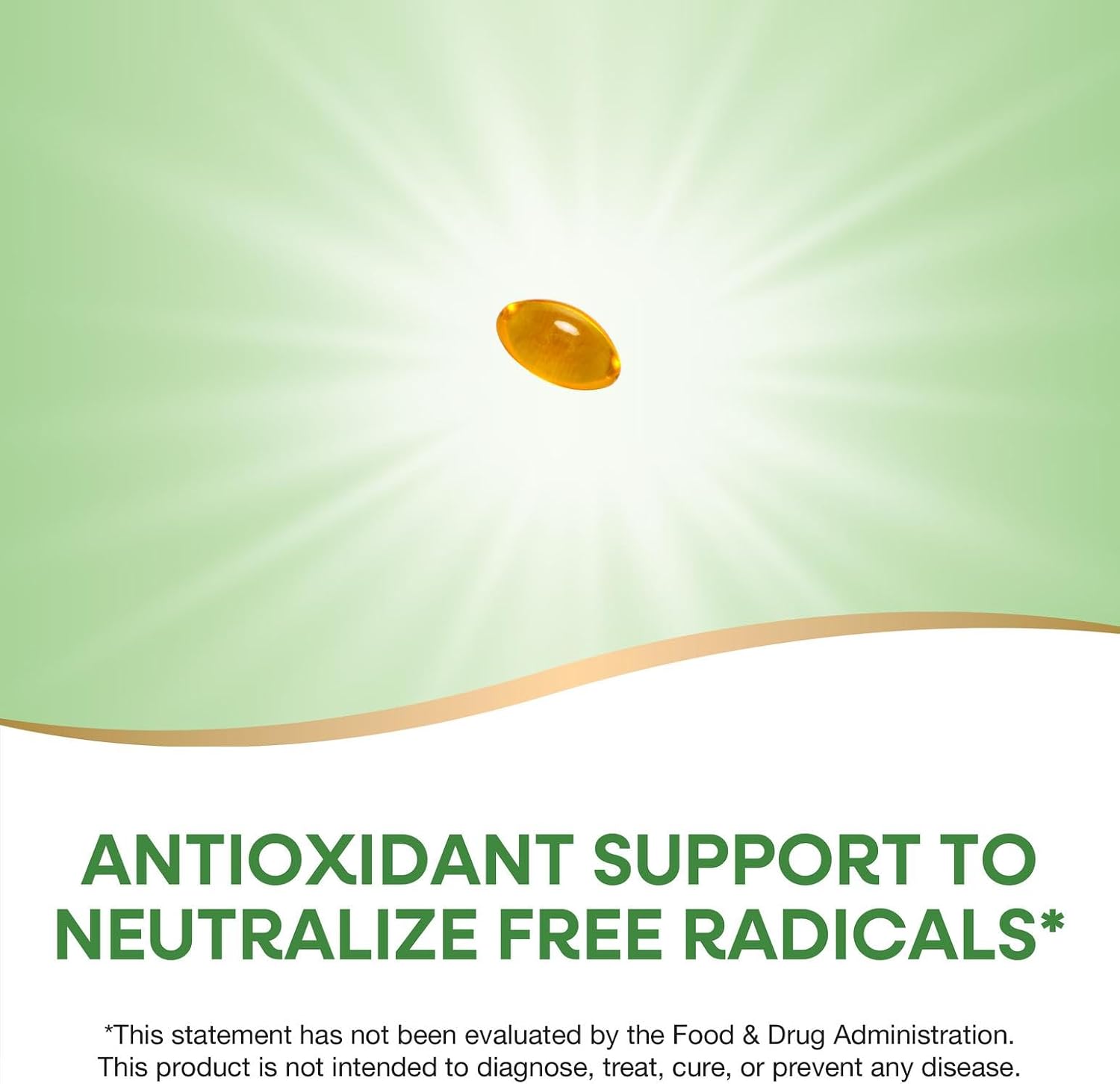 Nature's Way Vitamin E, D-Alpha Tocopherol, Essential Antioxidant, Helps Neutralize Free Radicals*, 268 mg per Serving, 100 Softgels (Packaging May Vary)