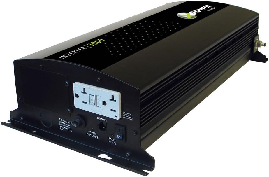 Xantrex XPower 3000 Inverter GFCI & Remote ON/Off UL458