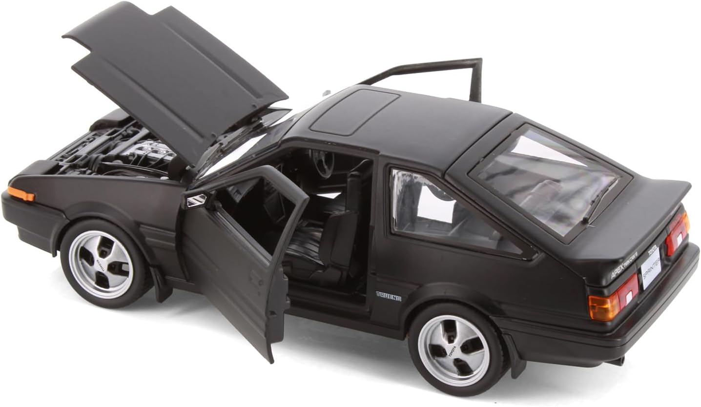 Toyota Sprinter Trueno AE86 37916-1/24 Scale Diecast Model Car (White)