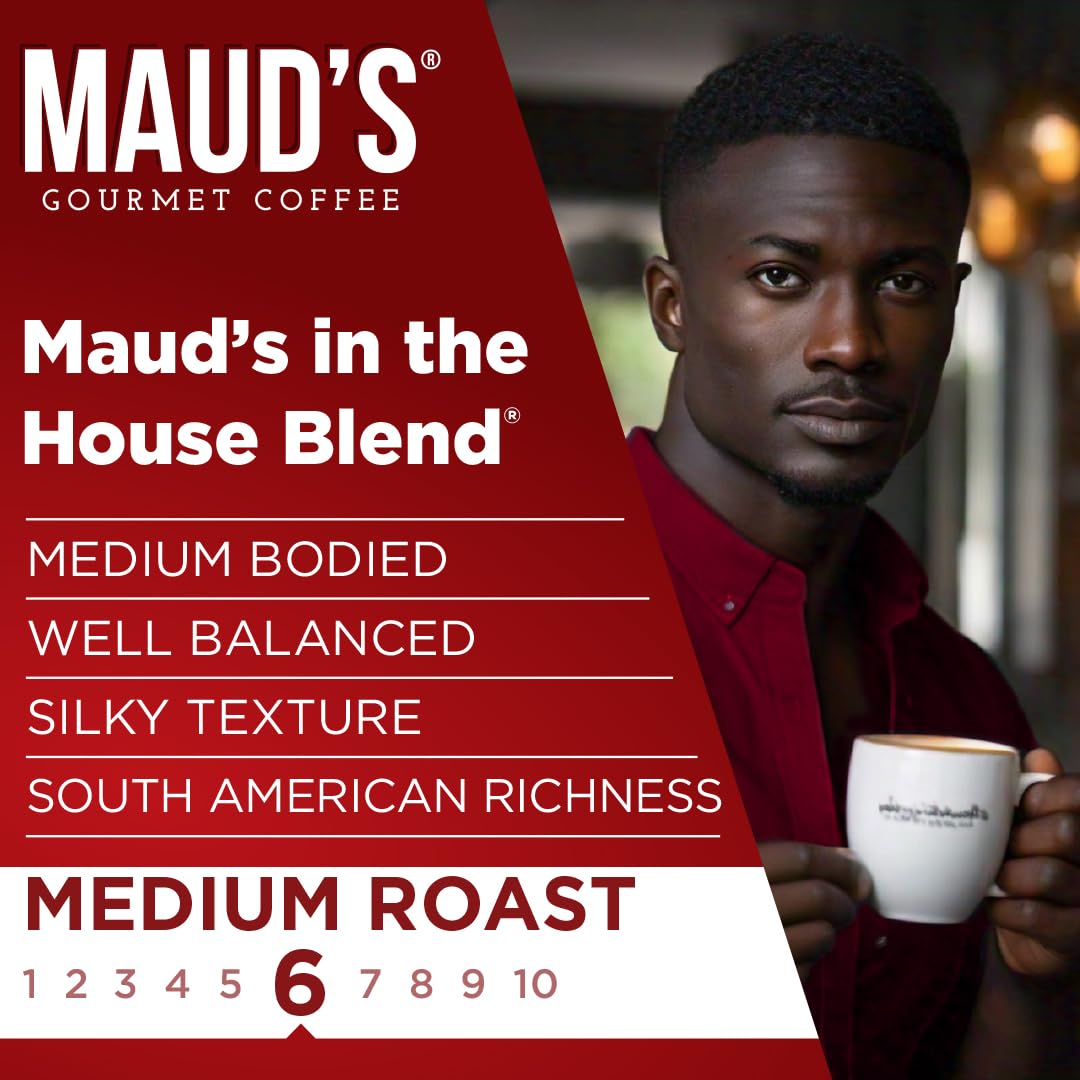 Maud's Family Pack Coffee Pods Variety Pack, 136ct, 12 Assorted Flavors | Medium Roast Flavored Coffee in Single Serve Pods – 100% Arabica Coffee, Compatible with Keurig Coffee Makers