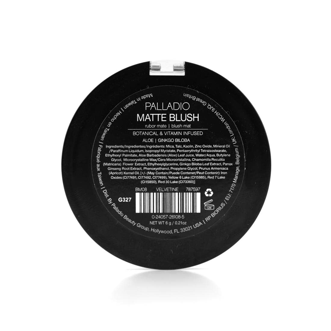 Palladio Matte Blush, Berry Pink