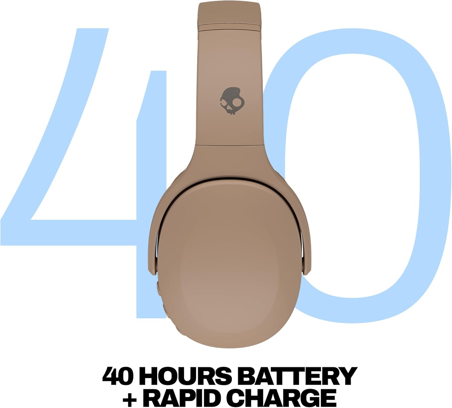 Skullcandy Crusher Evo Wireless Multi-Sensory Bass Headphones - True Black