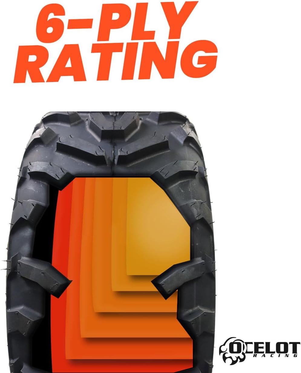 Long Mileage Sport ATV and UTV Trail Wolf Style Tread 22X11-10 P367