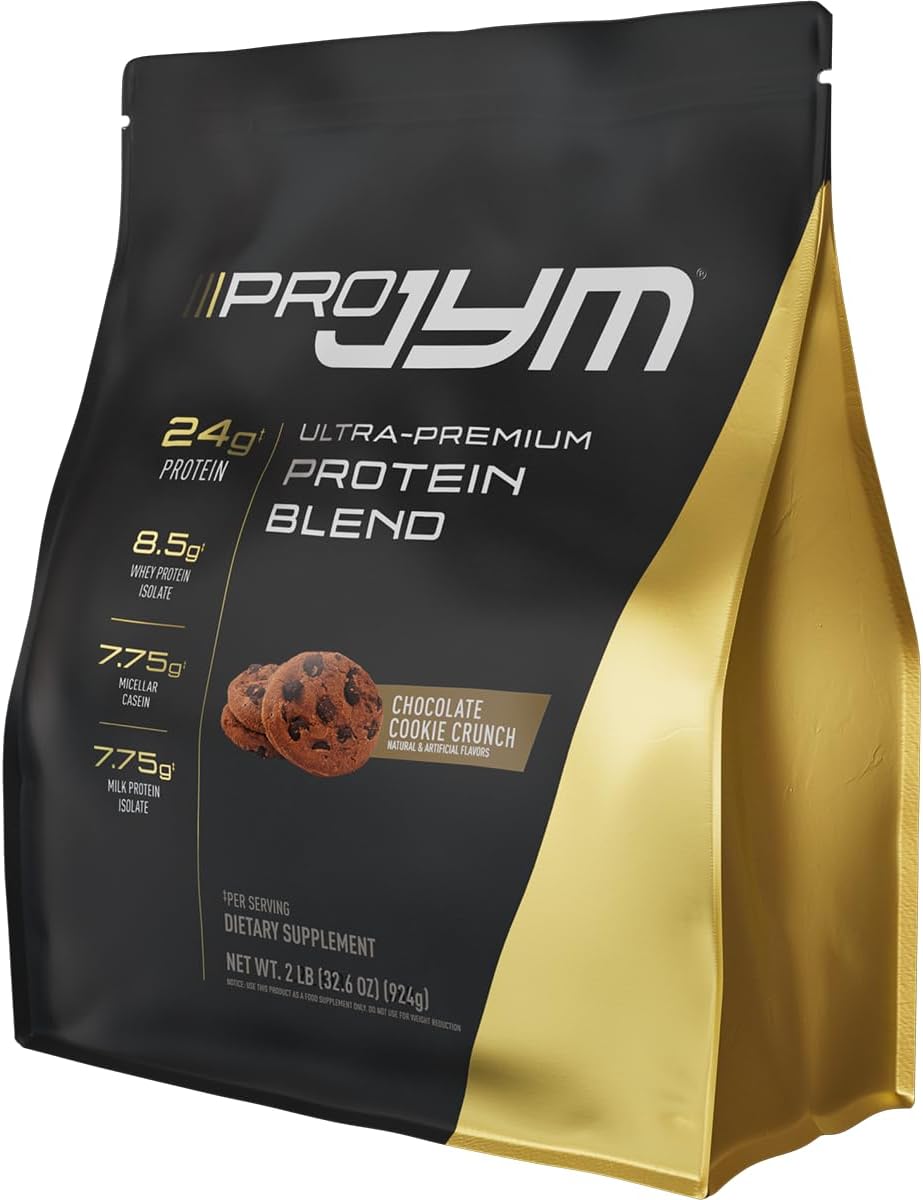 JYM Tahitian Vanilla Bean Whey & Casein Protein Powder, 1.7 lb, 22 Servings | Micellar Casein & Milk Protein Isolate, Lean Muscle Building, Pre & Post Workout Nutrition, Men & Women