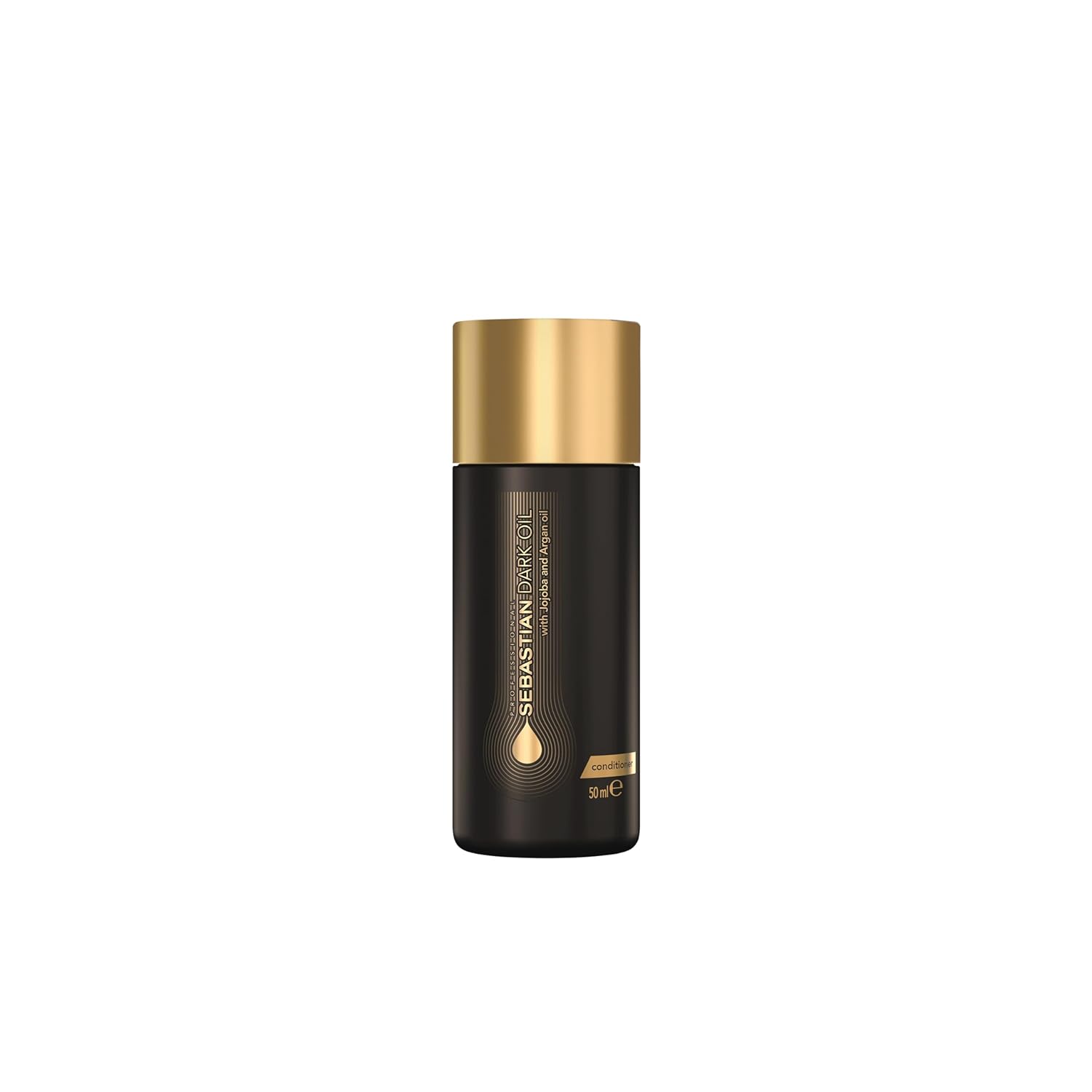 Sebastian Professional Dark Oil Lightweight Conditioner | Infused with Jojoba & Argan Oil | Smoothes and detangles hair.