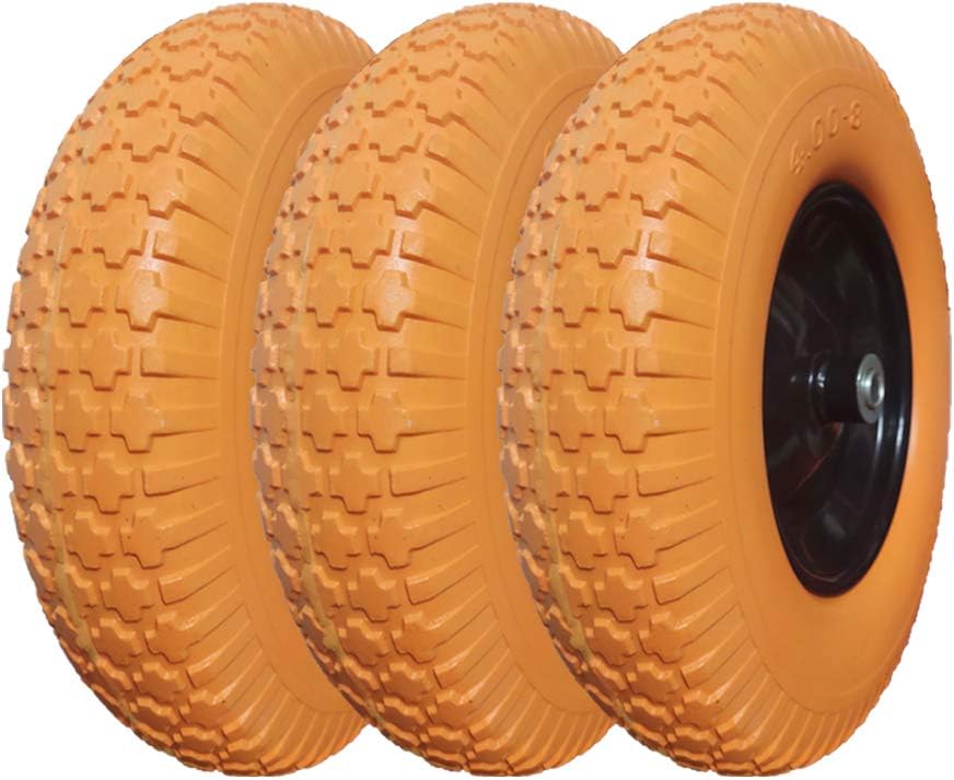 Wheelbarrow Tires 4.80/4.00-8 with 3/4 & 5/8 Bearings