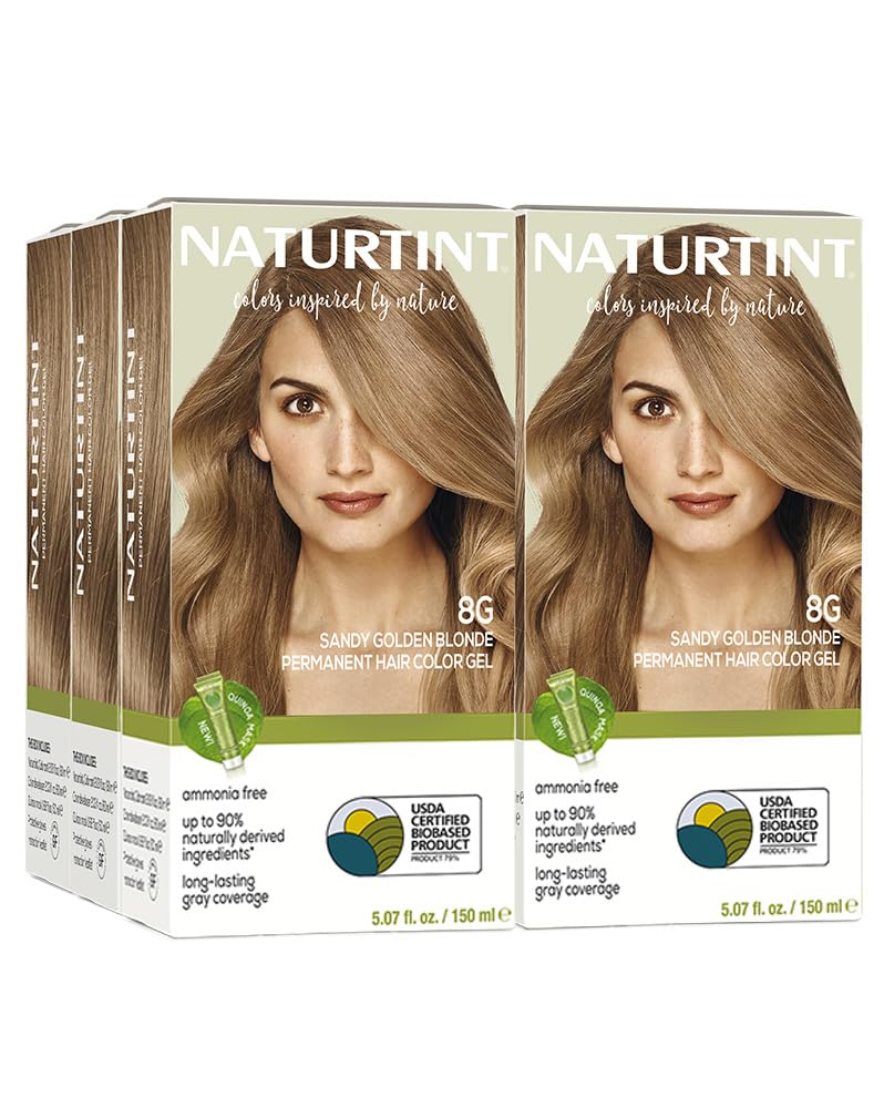 Naturtint 9N Honey Blonde Permanent Hair Color (Pack of 1), Ammonia Free, Vegan, Cruelty Free, up to 100% Gray Coverage, Long Lasting Results (Packaging may vary)