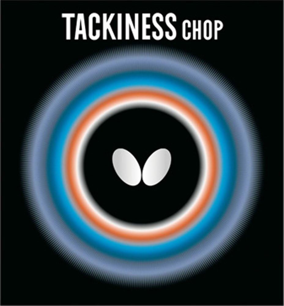 Butterfly Tackiness Chop Table Tennis Rubber Table Tennis Rubber | 1.5 mm, 1.7 mm, or 1.9 mm | Red or Black | 1 Inverted Table Tennis Rubber Sheet | Professional Table Tennis Rubber