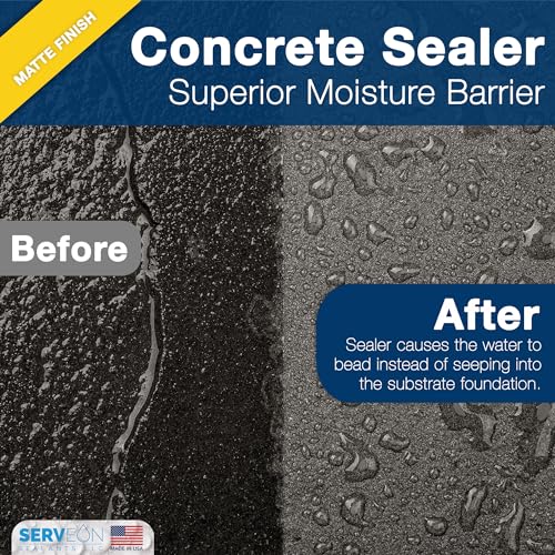 Concrete Driveway Sealer Plus Stain Guard (Matte Finish) 1 Gal