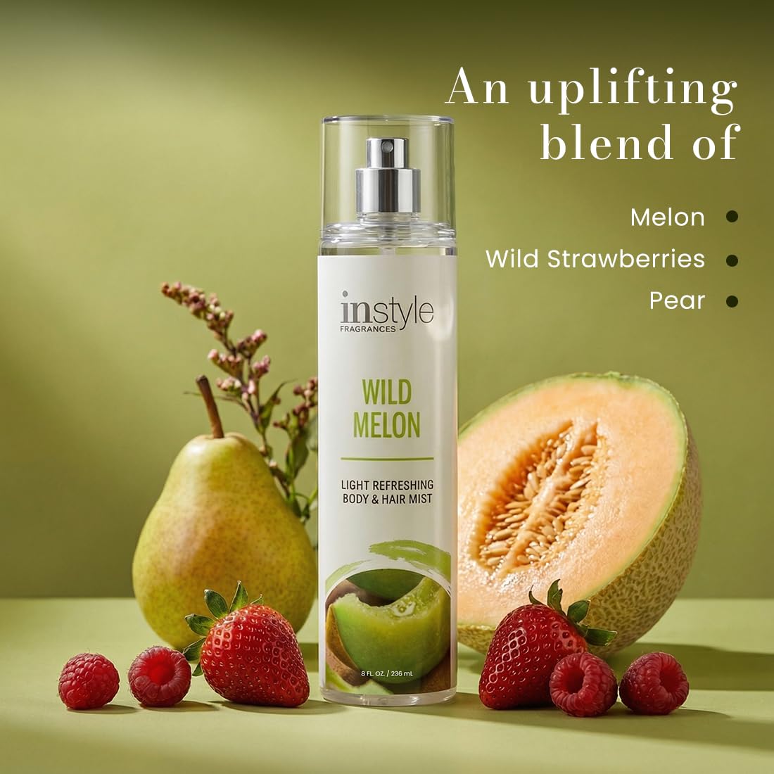 Instyle Fragrances Light Refreshing Body & Hair Mist, Tahitian Vanilla