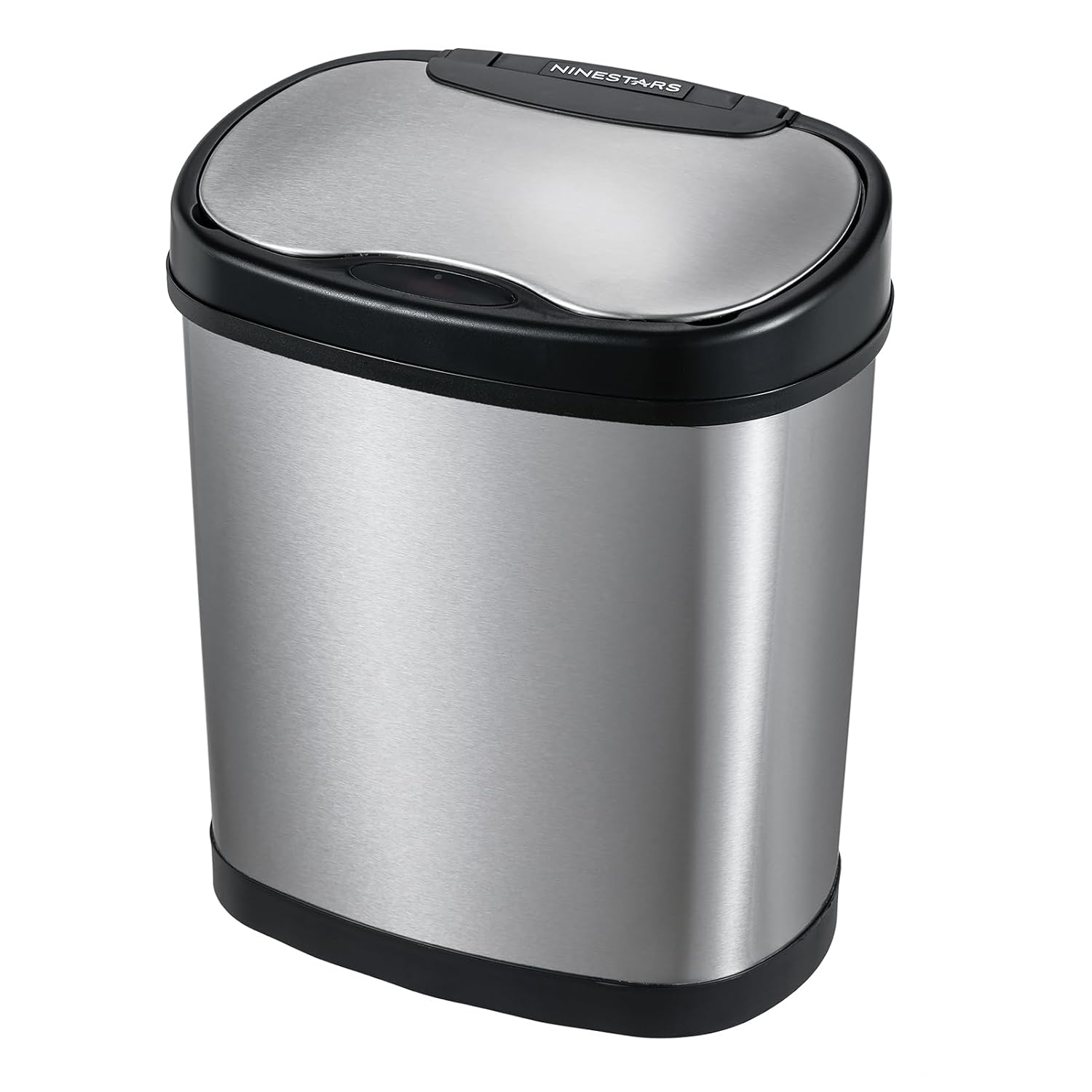 NINESTARS DZT-50-9BK The Original Automatic Motion Sensor Trash Can, 13.2 Gal. / 50 L., Black