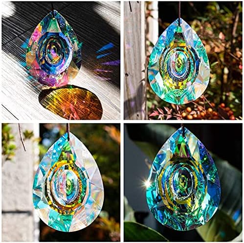 89mm/3.5in Hanging Chandelier Crystals Prism for Window Suncatchers Rainbow