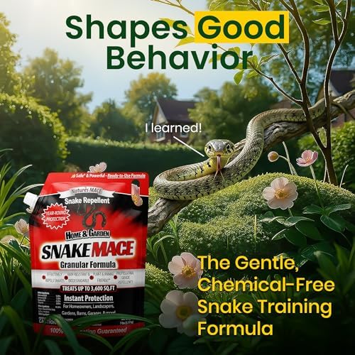 Nature's MACE Snake Mace Snake Repellent 48 oz Granules | Snake Repellent Granules for Yard, Outdoor Use, Keep Away Reptiles, Home, Garden, Granular Deterrent, Plant Friendly.
