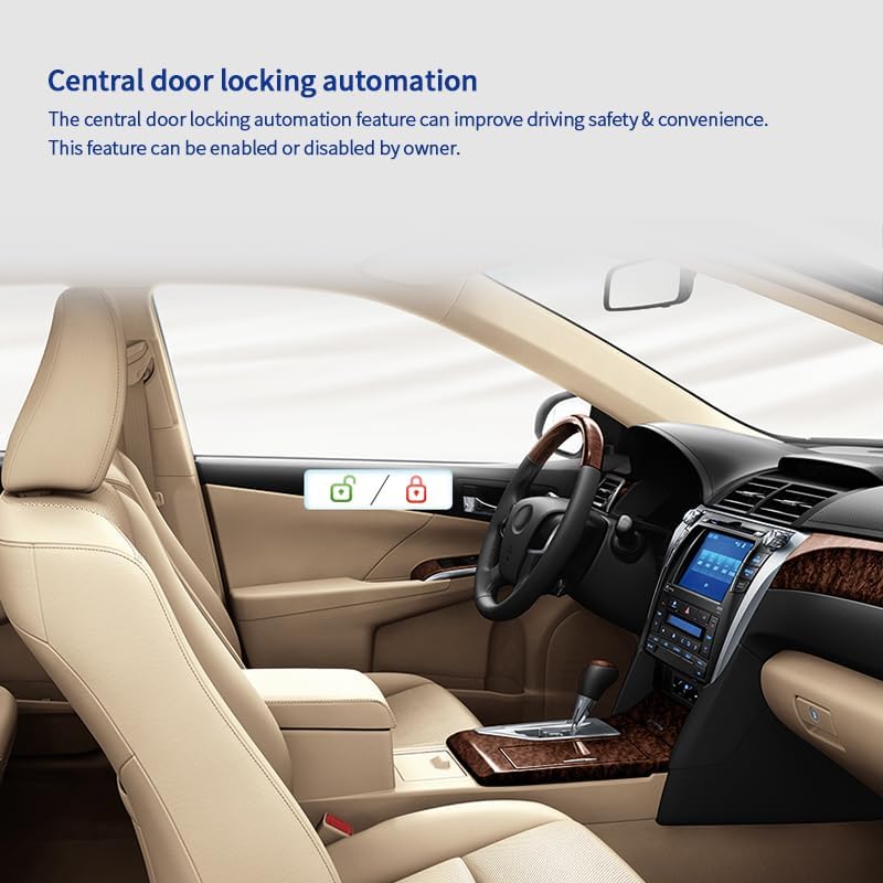 EC002-FO2-NS smart Key Passive keyless Entry Kits with Push Start Button Remote Start PKE Lock and Unlock DC12V