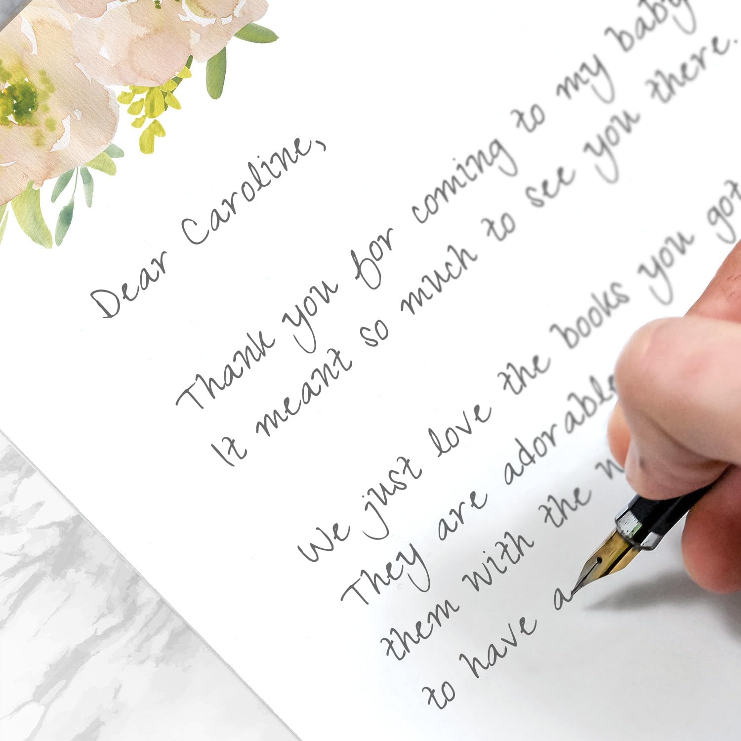 Great Papers! Lush Greenery Letterhead / 80 Floral Sheets 8.5" x 11" Beautiful Watercolor Botanical All Occasion Letter Paper